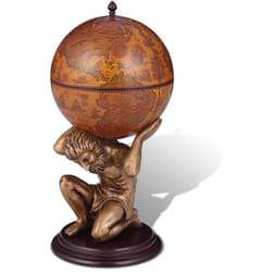 Bar sous forme de globe Atlas 42 x 42 x 85 cm Vidaxl