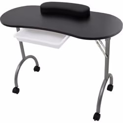 Description générale Cette table à manucure pliante, équipée d'un coussin épais pour le poignet, est idéale pour un usage pro ...