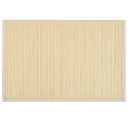 6 Napperons en bambou 30 x 45 cm Nature Vidaxl