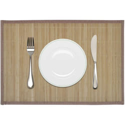 Vidaxl - Napperons 6 pcs Bambou 30 x 45 cm Marron