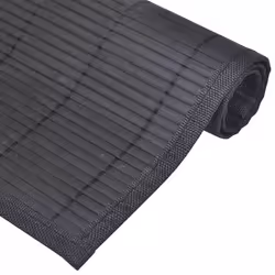 VidaXL 242109 set de table Rectangle Noir 6 pièce(s) - Vue supplémentaire 4