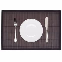 VidaXL 242110 set de table Rectangle Marron 6 pièce(s)