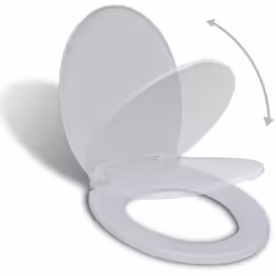 Ce siège de toilette de haute qualité, qui convient à toutes les cuvettes de toilette standard, sera idéal pour les maisons,  ...