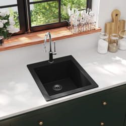 Vidaxl - vier de cuisine Granite Noir