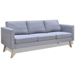 VidaXL 242219 canapé 3 siège(s) Gris