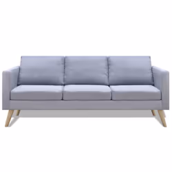 VidaXL 242219 canapé 3 siège(s) Gris