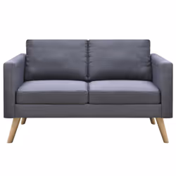 VidaXL 242220 canapé 2 siège(s) Gris