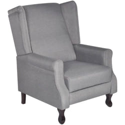 Vidaxl - Fauteuil gris tissu