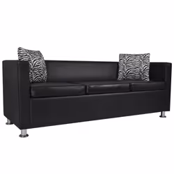 VidaXL 242208, Noir, Coton, Polyester, 1700 mm, 625 mm, 630 mm, 151 cm