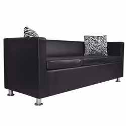 VidaXL 242208 canapé Noir