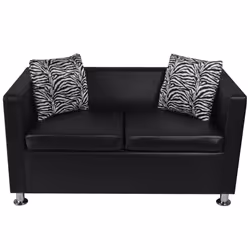 VidaXL 242209 canapé Noir