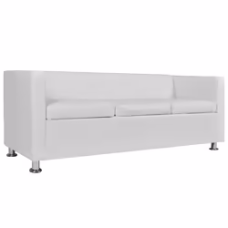 VidaXL 242211 canapé Blanc - Vue supplémentaire 4