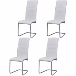 Ces chaises à manger cantilever ont un look épuré, parfait pour la vie moderne. Elles ajouteront une touche de style à votre  ...