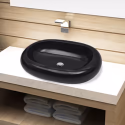 Ce vasque ovale, en céramique premium, sera une touche d'élégance pour toute salle de bains, buanderies et toilettes. Sa fini ...