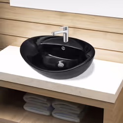 Ce vasque, en céramique premium, sera une touche d'élégance pour toute salle de bains, buanderies et toilettes. Sa finition d ...