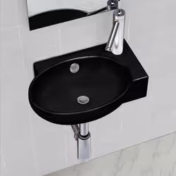 Description générale Ce lavabo en céramique premium ajoute une touche d'élégance à toute salle de bain, buanderie ou toilette ...