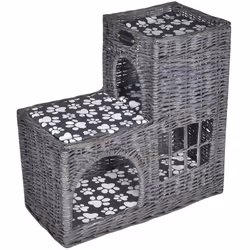 Cette maison / ce château pour chats donnera à votre animal de compagnie non seulement un endroit confortable pour dormir et  ...