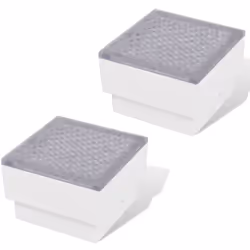 Cet ensemble comprend 2 lampes à LED enterrées avec 16 puces LED et sera une solution d'éclairage parfait pour votre jardin.  ...