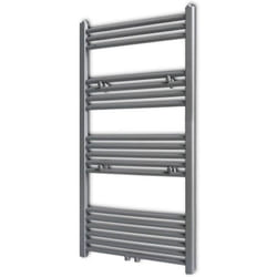 Vidaxl - Sèche-serviettes eau chaude à rails droits gris 600x1160 mm