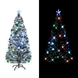 vidaXL Arbre Noël pré-éclairé fibre optique 150