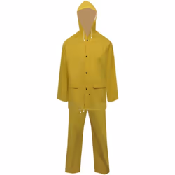 Cet imperméable 2 pièces résistant, comprenant 1 veste et 1 paire de salopettes, vous gardera au sec même dans les pires cond ...