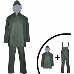 Cet imperméable 2 pièces résistant, comprenant 1 veste et 1 paire de salopettes, vous gardera au sec même dans les pires cond ...
