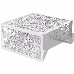 Étonnamment légère, cette table basse en aluminium peut également être utilisée comme table d'appoint, table de chevet, table ...