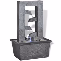 Cette fontaine d'intérieur avec lumière LED est un excellent choix pour ajouter une atmosphère naturelle à votre espace de vi ...