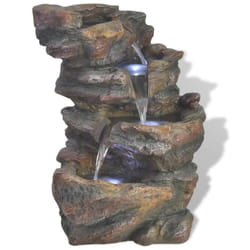 Vidaxl - Fontaine d'intérieur avec lumière led Polyrésine