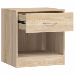 VidaXL 242546 Table de nuit et table de chevet Chêne - Vue supplémentaire 7