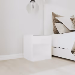 VidaXL 242547 Table de nuit et table de chevet Blanc