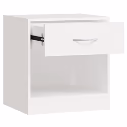 VidaXL 242547 Table de nuit et table de chevet Blanc - Vue supplémentaire 7