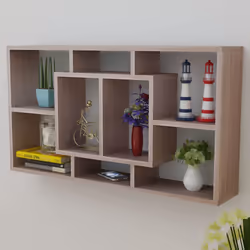 VidaXL 242549 étagères Bois Chêne - Vue supplémentaire 5