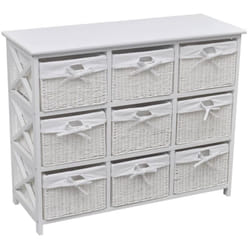 Armoire De Rangement Meuble De Rangement Blanc Vidaxl