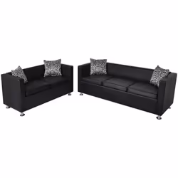 VidaXL 272178, Noir, Coton, Polyester, 1200 mm, 625 mm, 630 mm, 100,5 cm