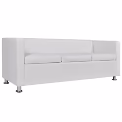 VidaXL 272180 canapé Blanc - Vue supplémentaire 5