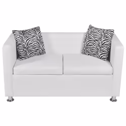 VidaXL 272180 canapé Blanc - Vue supplémentaire 6