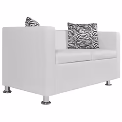 VidaXL 272180 canapé Blanc - Vue supplémentaire 7
