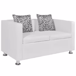 VidaXL 272180 canapé Blanc - Vue supplémentaire 8