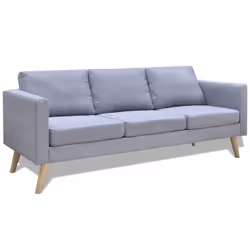 VidaXL 272193 canapé 3 siège(s) Gris - Vue supplémentaire 5