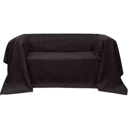 Housse de canapé Micro-suède Marron 140x210 cm Vidaxl