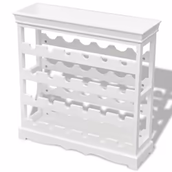 VidaXL 242438, Panneaux MDF, Bois, Blanc