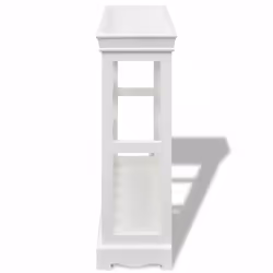 VidaXL 242438 porte-bouteilles Panneaux MDF, Bois Blanc - Vue supplémentaire 5