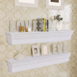 Description générale Ces étagères murales de style baroque s'intègrent parfaitement dans toutes les pièces de votre maison, a ...