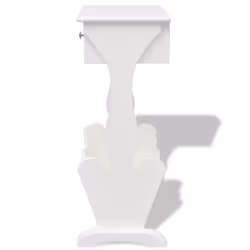 VidaXL 242440 porte-magazines Panneaux MDF Blanc - Vue supplémentaire 5