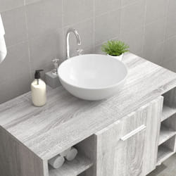 Vidaxl - Lavabo blanc 28x28x10 cm céramique