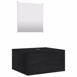 VidaXL 242557, Noir, Bois, 30 cm, 30 cm, 2 pièce(s)