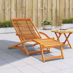 VidaXL 41806, Terrace, Siège rembourré, Bois d'acacia