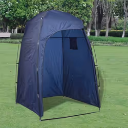 vidaXL Tente de douche/WC/dressing Bleu - TU