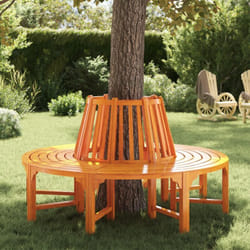 Banc d'arbre ø 160 cm Bois Vidaxl